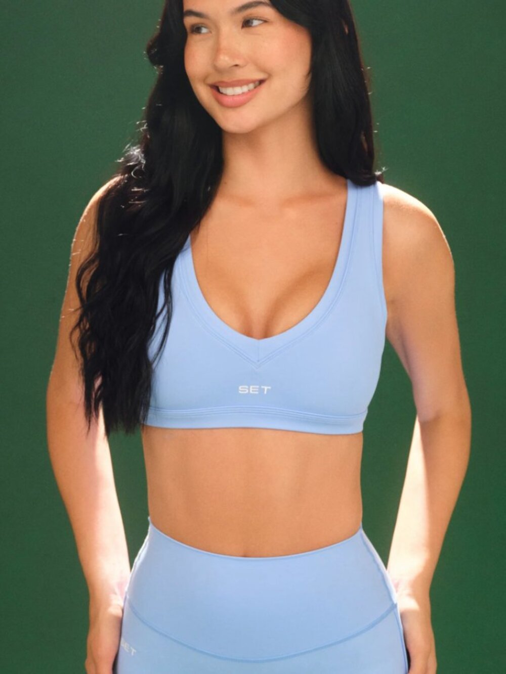 SET Active Blue Sports Bra